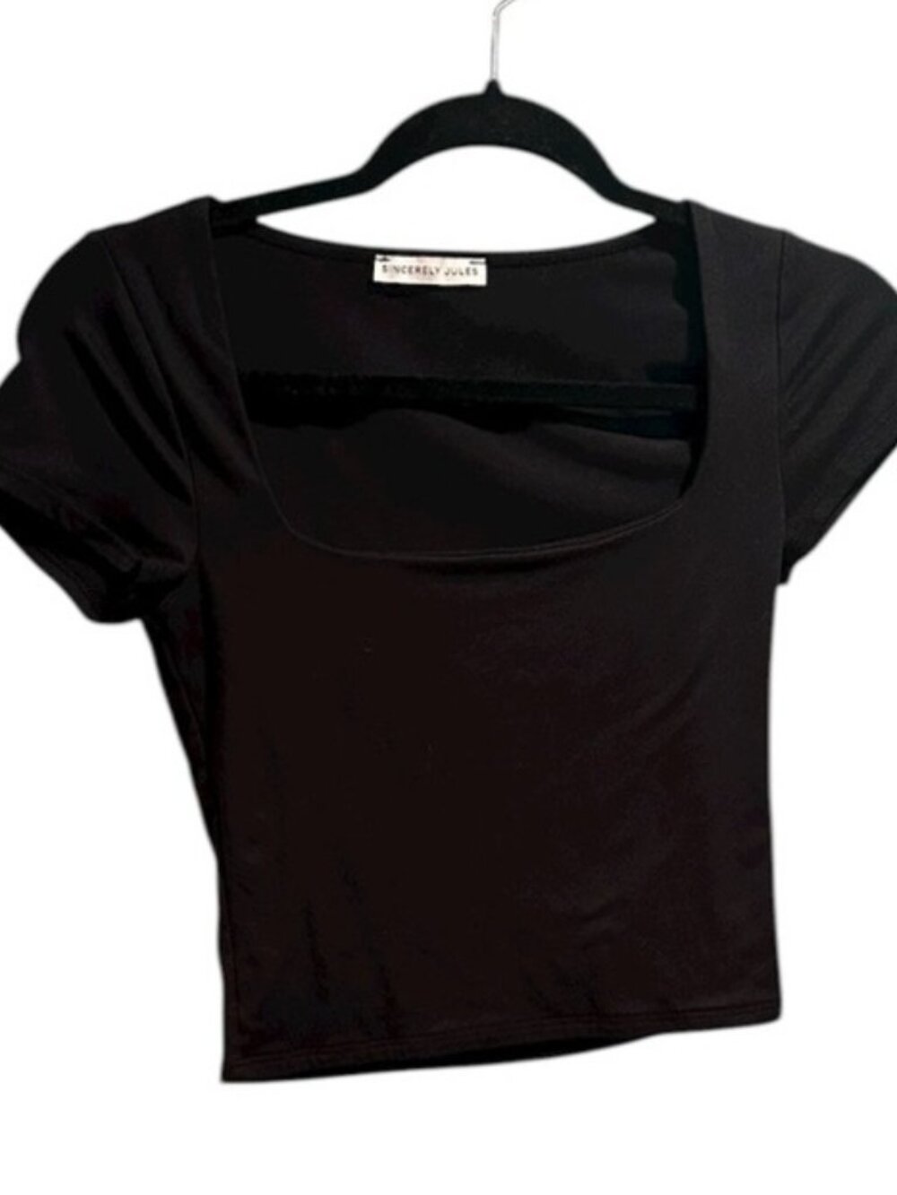 Black Crop Top